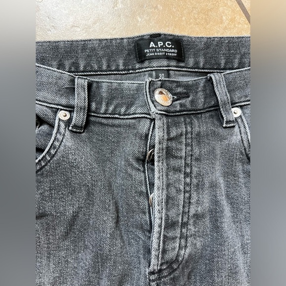 APC Petit Standard Jean Droit Etroit Mens Jeans Size 30 - Picture 3 of 8